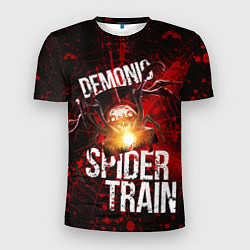 Футболка спортивная мужская Demonic spider-train, цвет: 3D-принт
