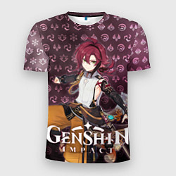 Футболка спортивная мужская Хэйдзо элементали, цвет: 3D-принт