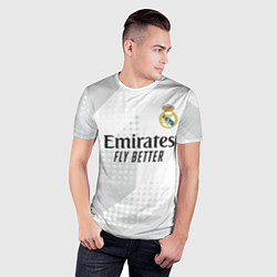 Футболка спортивная мужская ФК Реал Мадрид, цвет: 3D-принт — фото 2