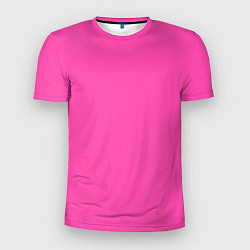 Футболка спортивная мужская Кислотный розовый, цвет: 3D-принт