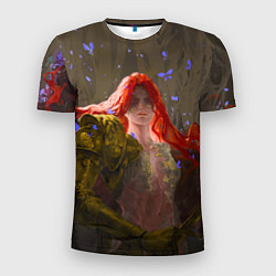 Футболка спортивная мужская Маления из Elden Ring, цвет: 3D-принт