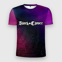 Футболка спортивная мужская Black Clover gradient space, цвет: 3D-принт