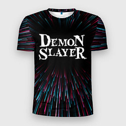Футболка спортивная мужская Demon Slayer infinity, цвет: 3D-принт