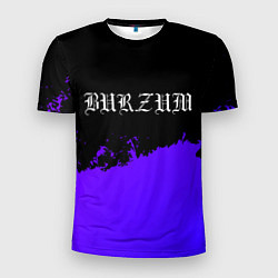 Футболка спортивная мужская Burzum purple grunge, цвет: 3D-принт