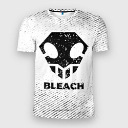 Футболка спортивная мужская Bleach с потертостями на светлом фоне, цвет: 3D-принт