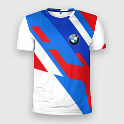 Футболка спортивная мужская BMW m colors, цвет: 3D-принт
