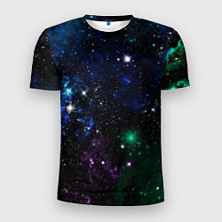 Мужская спорт-футболка Космос Звёздное небо