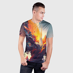 Футболка спортивная мужская Красивый апокалипис, цвет: 3D-принт — фото 2