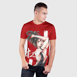 Футболка спортивная мужская Yuzuriha, цвет: 3D-принт — фото 2