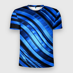 Мужская спорт-футболка Темно-синий металлик
