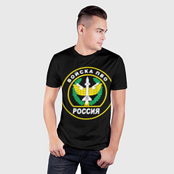 Футболка спортивная мужская ПВО России, цвет: 3D-принт — фото 2