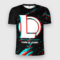 Футболка спортивная мужская League of Legends в стиле glitch и баги графики на, цвет: 3D-принт