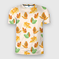 Мужская спорт-футболка Осенняя папайя