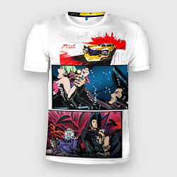 Футболка спортивная мужская Аниме Red Line, цвет: 3D-принт