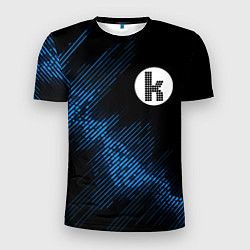 Мужская спорт-футболка The Killers звуковая волна
