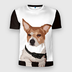 Футболка спортивная мужская Джек-рассел терьер, цвет: 3D-принт