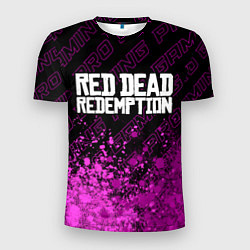 Футболка спортивная мужская Red Dead Redemption pro gaming: символ сверху, цвет: 3D-принт
