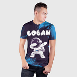 Футболка спортивная мужская Вован космонавт даб, цвет: 3D-принт — фото 2