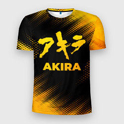 Футболка спортивная мужская Akira - gold gradient, цвет: 3D-принт