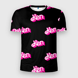 Мужская спорт-футболка Логотип Кен - патерн