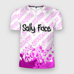Футболка спортивная мужская Sally Face pro gaming: символ сверху, цвет: 3D-принт