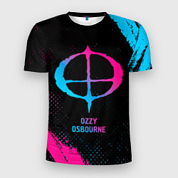 Футболка спортивная мужская Ozzy Osbourne - neon gradient, цвет: 3D-принт