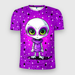 Футболка спортивная мужская Alien - purple color, цвет: 3D-принт