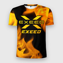 Футболка спортивная мужская Exeed - gold gradient, цвет: 3D-принт