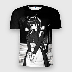 Футболка спортивная мужская Коми сан у школьной доски, цвет: 3D-принт