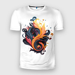 Футболка спортивная мужская Пламя феникса, цвет: 3D-принт