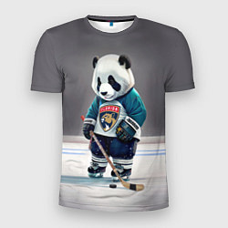 Футболка спортивная мужская Panda striker of the Florida Panthers, цвет: 3D-принт