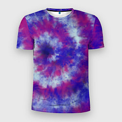 Футболка спортивная мужская Tie-Dye дизайн, цвет: 3D-принт