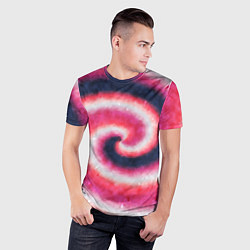 Футболка спортивная мужская Tie-Dye дизайн, цвет: 3D-принт — фото 2