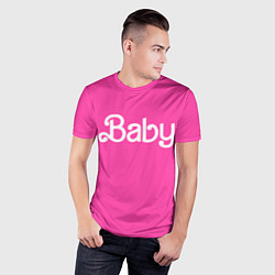 Футболка спортивная мужская Барби ребенок, цвет: 3D-принт — фото 2