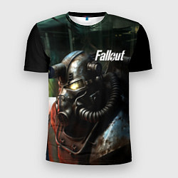 Футболка спортивная мужская Fallout dark style, цвет: 3D-принт