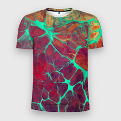 Футболка спортивная мужская Нейронные соединения абстракция, цвет: 3D-принт