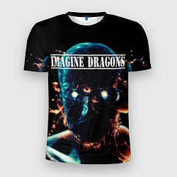 Футболка спортивная мужская Imagine Dragons рок группа, цвет: 3D-принт