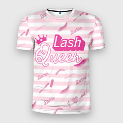 Футболка спортивная мужская Lash queen - pink Barbie pattern, цвет: 3D-принт