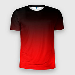 Мужская спорт-футболка Градиент: от черного до ярко-красного