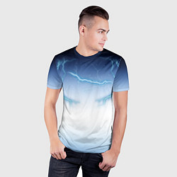 Футболка спортивная мужская Молниеносный разряд, цвет: 3D-принт — фото 2