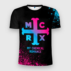 Футболка спортивная мужская My Chemical Romance - neon gradient, цвет: 3D-принт