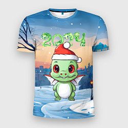 Футболка спортивная мужская Год дракона 2024, цвет: 3D-принт