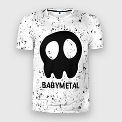 Футболка спортивная мужская Babymetal glitch на светлом фоне, цвет: 3D-принт