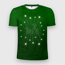 Футболка спортивная мужская Салют 2024, цвет: 3D-принт