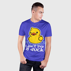 Футболка спортивная мужская I do not Give a Duck, цвет: 3D-принт — фото 2