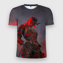 Футболка спортивная мужская Карлах из Baldurs Gate 3, цвет: 3D-принт