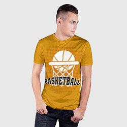 Футболка спортивная мужская Basketball - кольцо и мяч, цвет: 3D-принт — фото 2