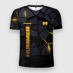 Мужская спорт-футболка Hummer - плиты с эффектом свечения
