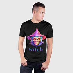 Футболка спортивная мужская Cartoon witch, цвет: 3D-принт — фото 2