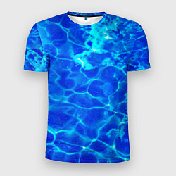 Футболка спортивная мужская Чистая вода океаны, цвет: 3D-принт